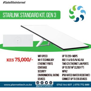 Starlink Standard Kit, Gen 3 - In Stock